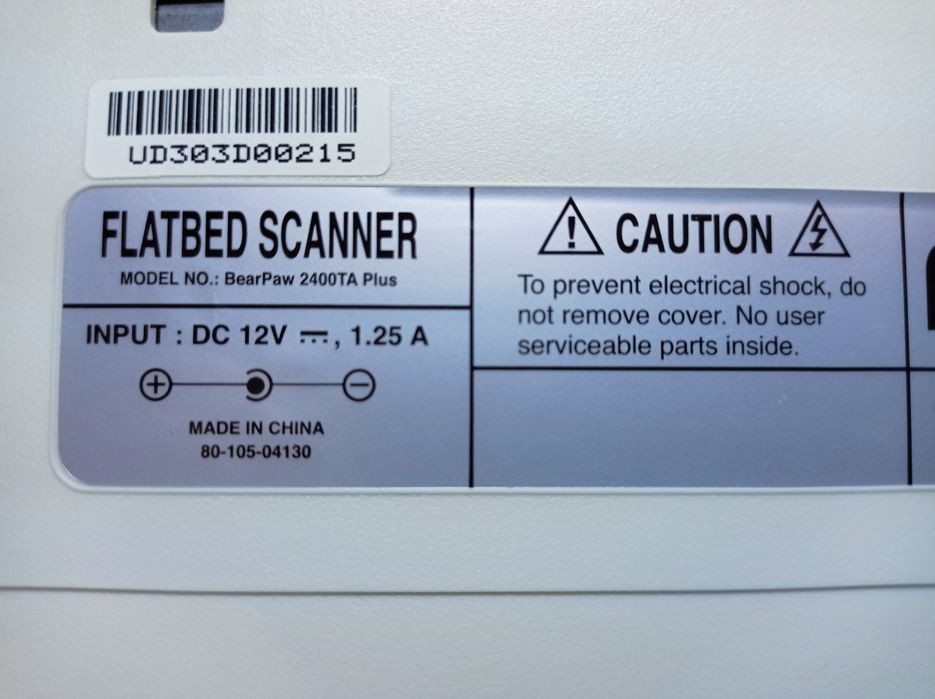 Планшетный сканер Mustek BearPaw 2400TA