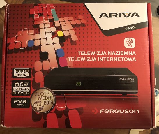 Tuner/dekoder telewizyjny internetowy FERGUSON ARIVA T650i DVB-T