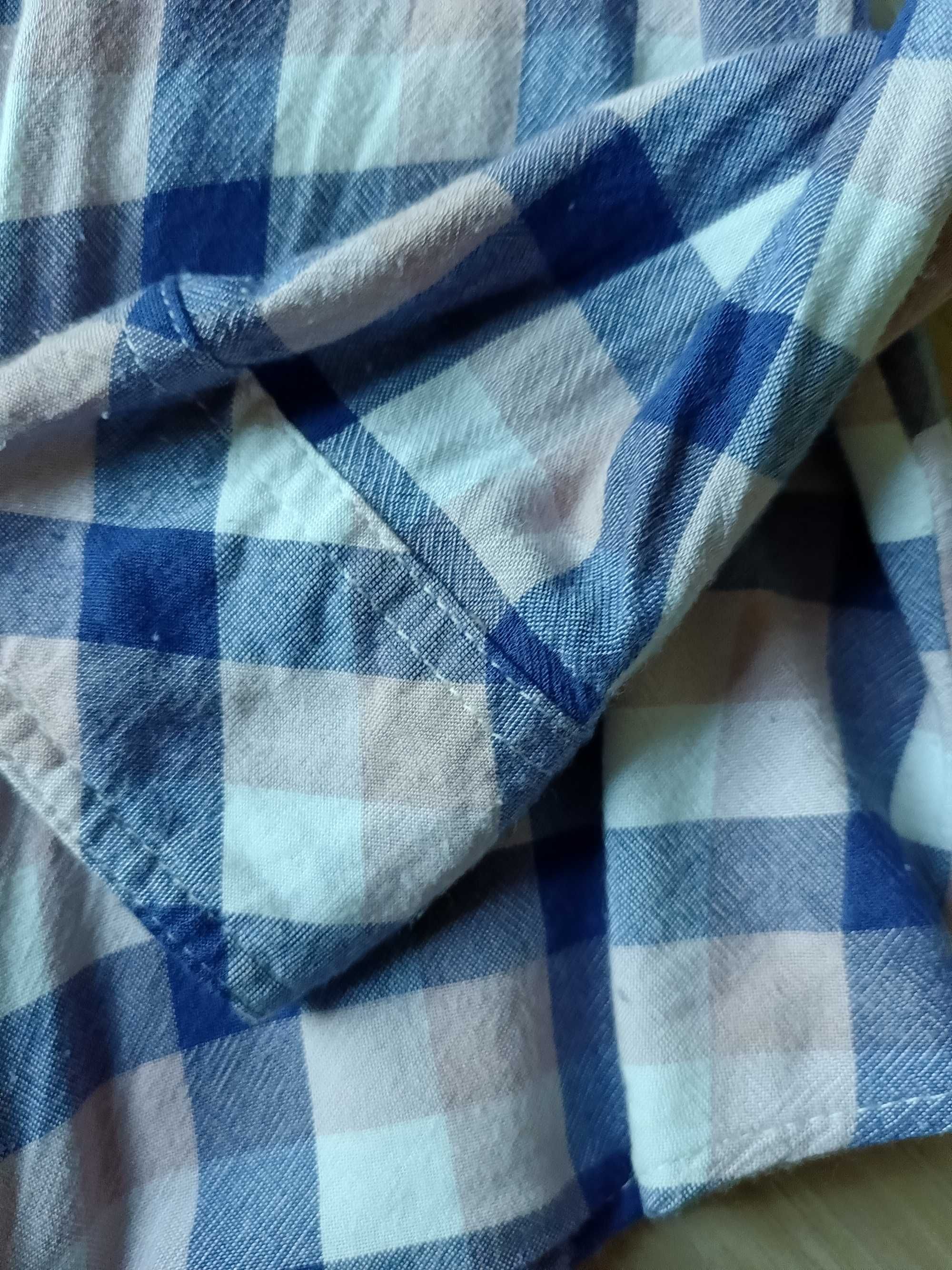 Koszula flanelowa w kratę damska rozmiar M 38
