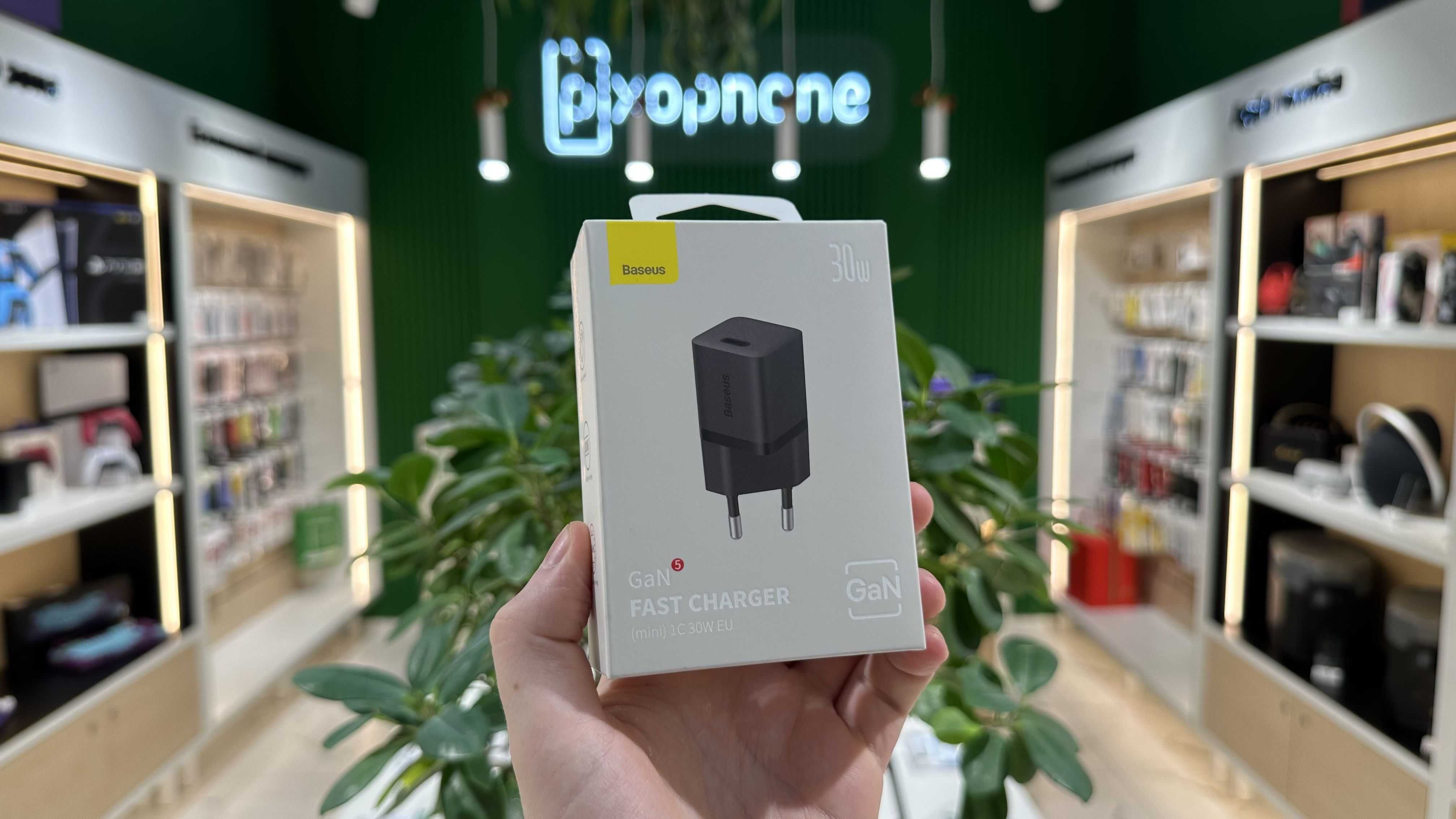 Мережевий зарядний пристрій Baseus GaN5 Fast Charger (mini) 1C 30W EU