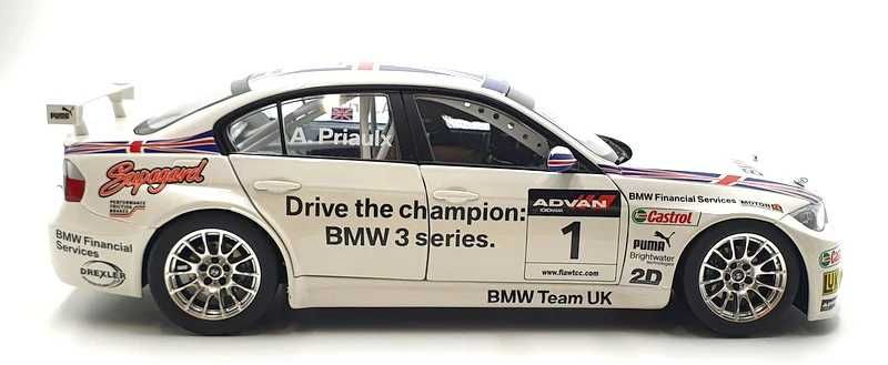 Miniatura BMW 320Si E90 #1 Priaulx WTCC Champion 2006 Kyosho 1:18