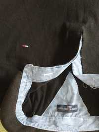 Bluzka polo Tommy Hilfiger 3XL granatowa cotton