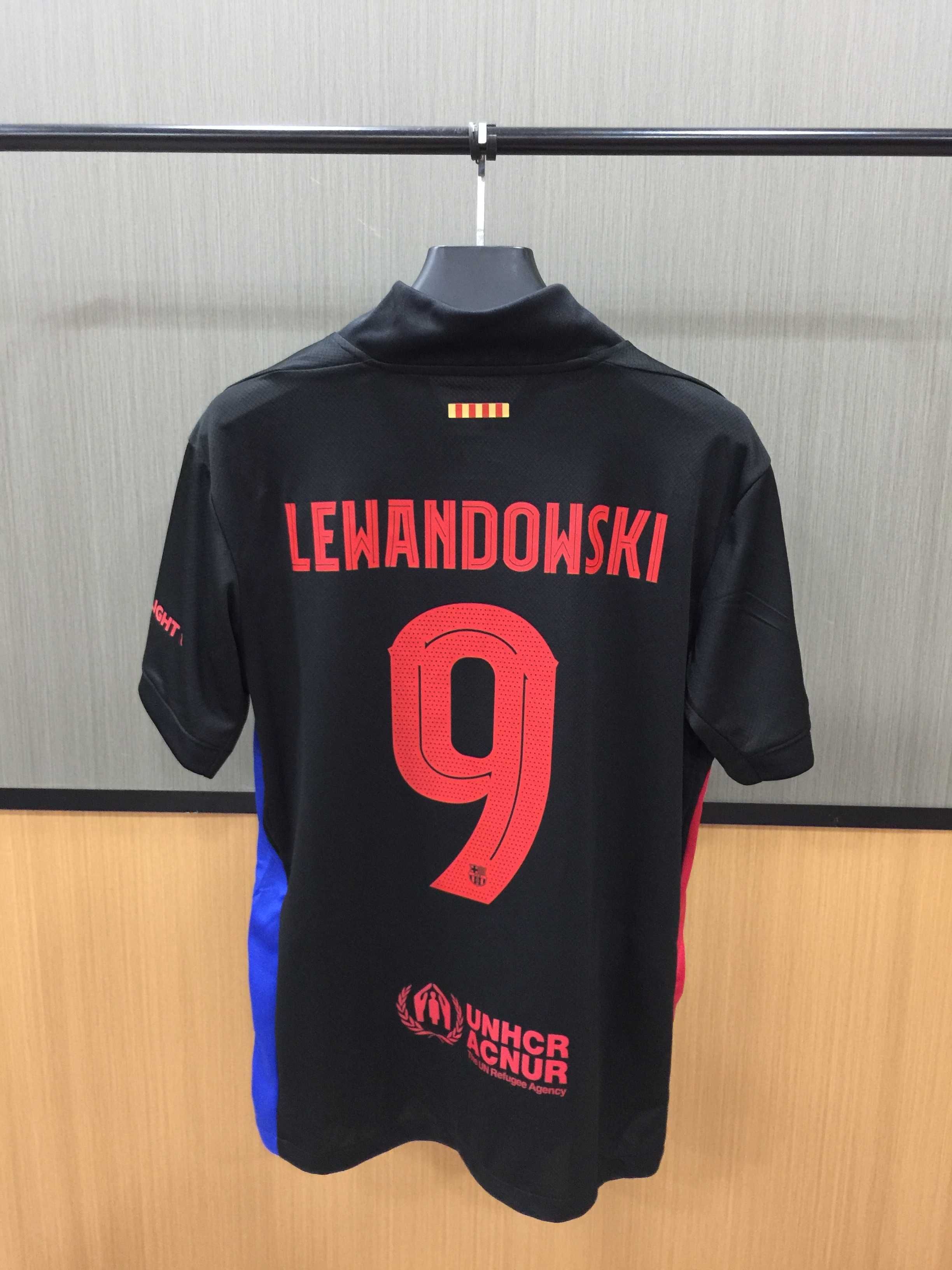 Oryginalny Koszulka Nike FC Barcelona24/25 Away#9 Lewandowski R.S-XXXL