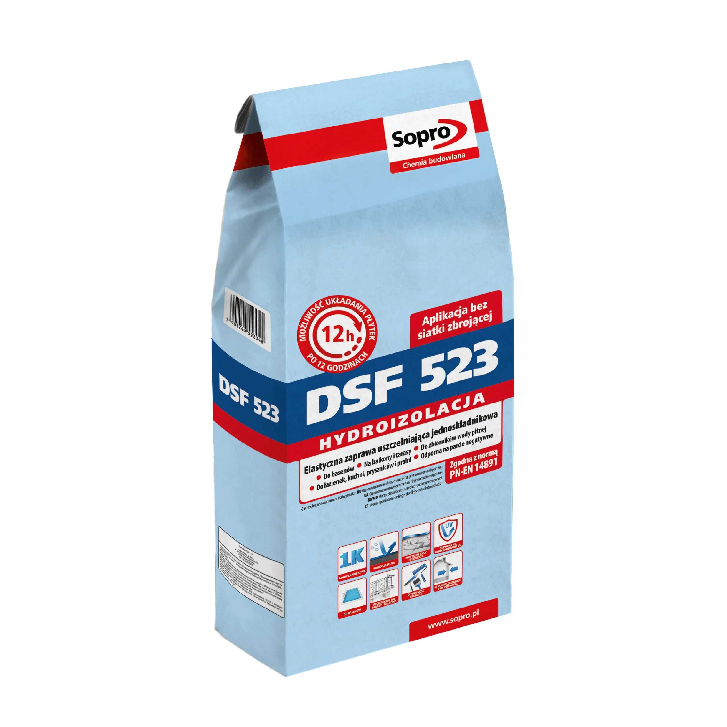 Sopro DSF 523 hydroizolacja jednoskładnikowa 5kg