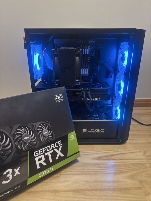 Komputer Gamingowy RTX 3070 Ti Ryzen 7 5800X 32GB RAM OKAZJA!