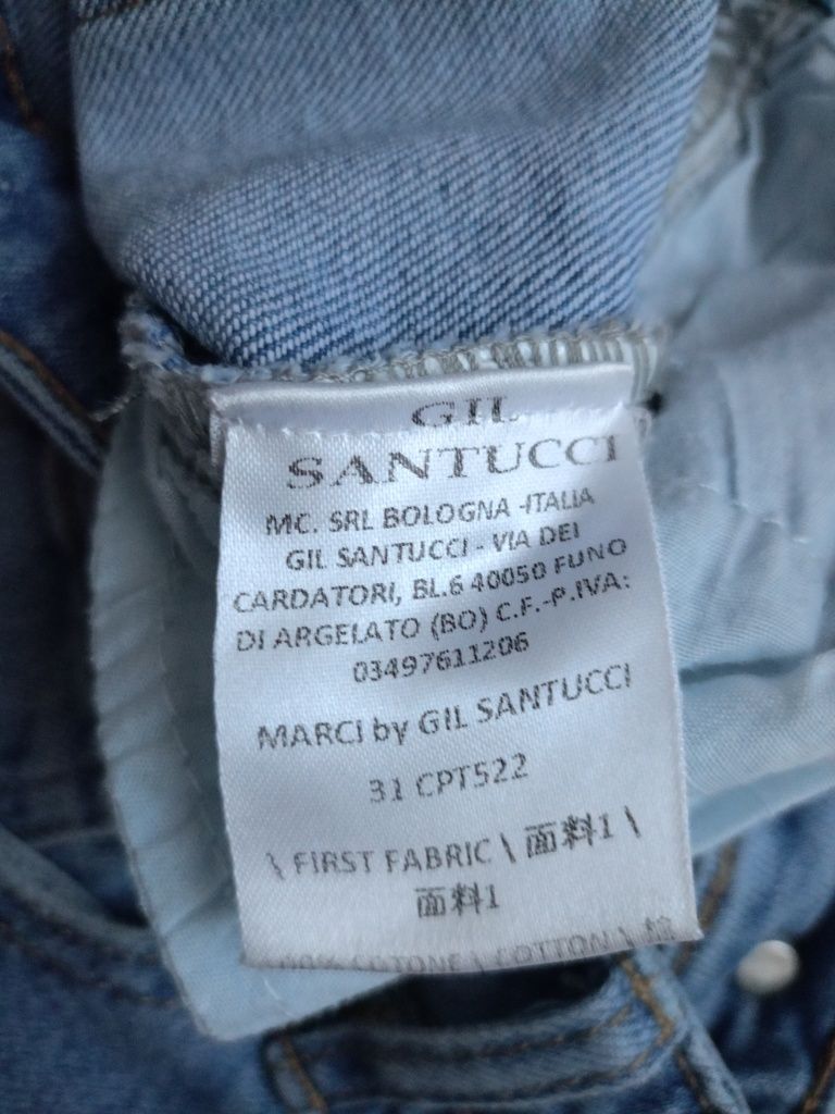 Spodnie jeans włoskiej marki Gil Santucci.