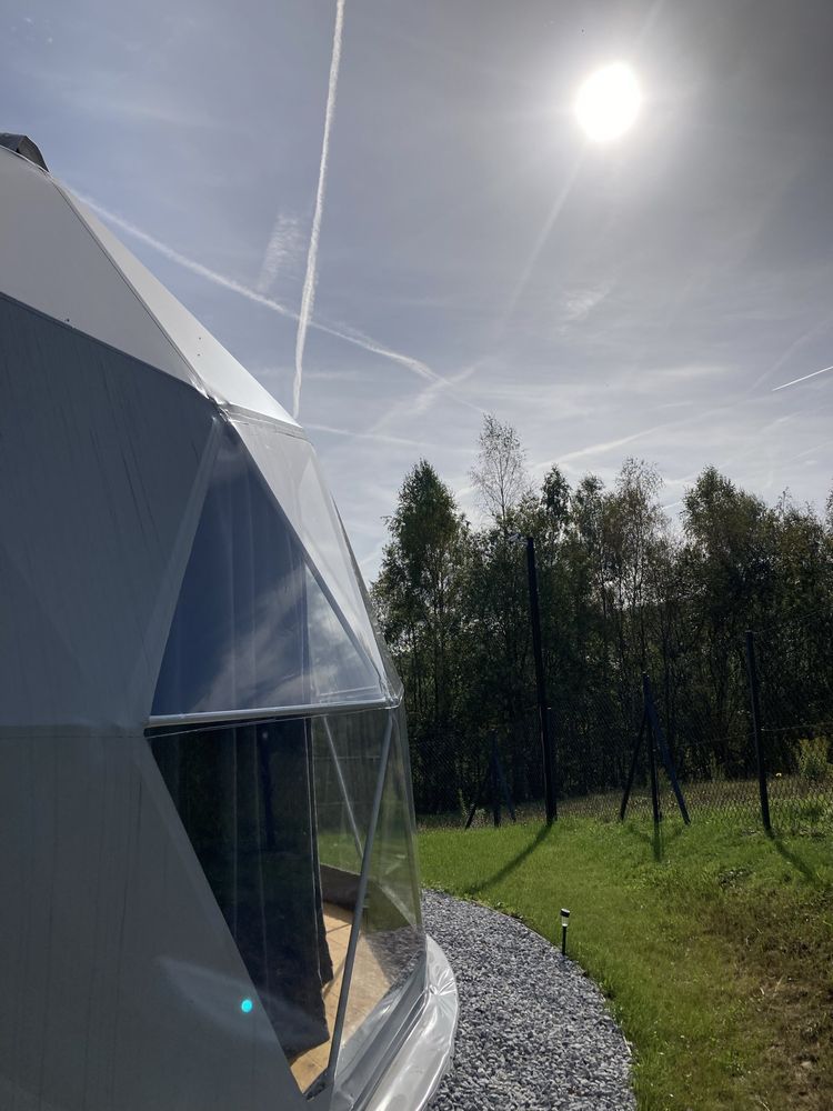 Glamping, 7m, namiot sferyczny, kopułowy