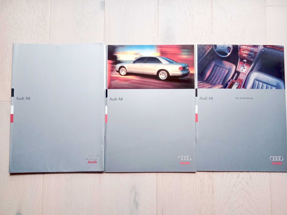 AUDI A8 D2 (2.8, 2.8 Quattro, 3.7, 4.2 Quattro) 1995 prospekt 74 str.