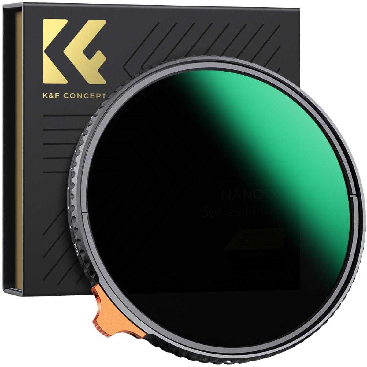 Фільтр K&F Concept ND2-400 Nano-X 49 52 55 58 62 67 72 77 82