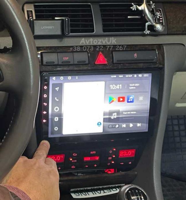 Android 14 A6 C5 S6 RS6 Audi GPS Ауди А6 USB 2 дин CarPlay Магнитола