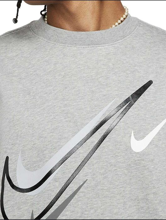 Кофта Nike Sportswear Multi Swoosh Graphic Cotton Fleece (Оригінал) L