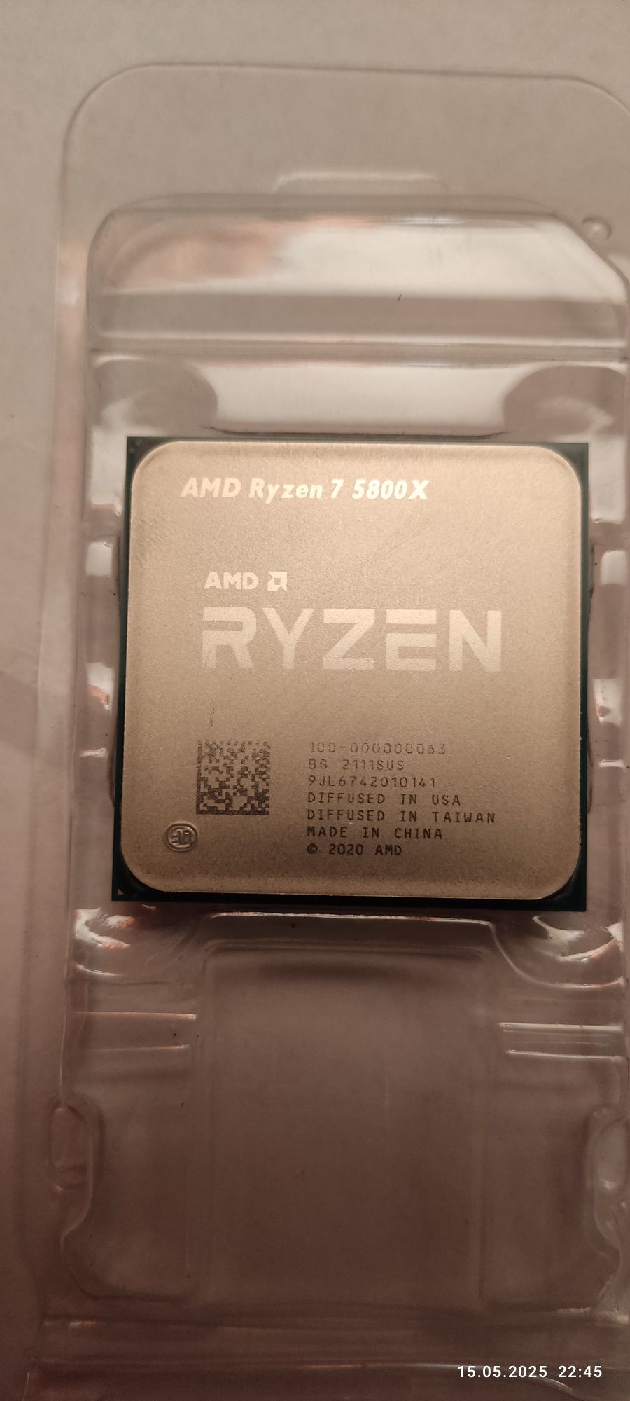 Zestaw gemingowy ryzen 7 5800x msi b550 tomahawk ddr4 2x8 gb
