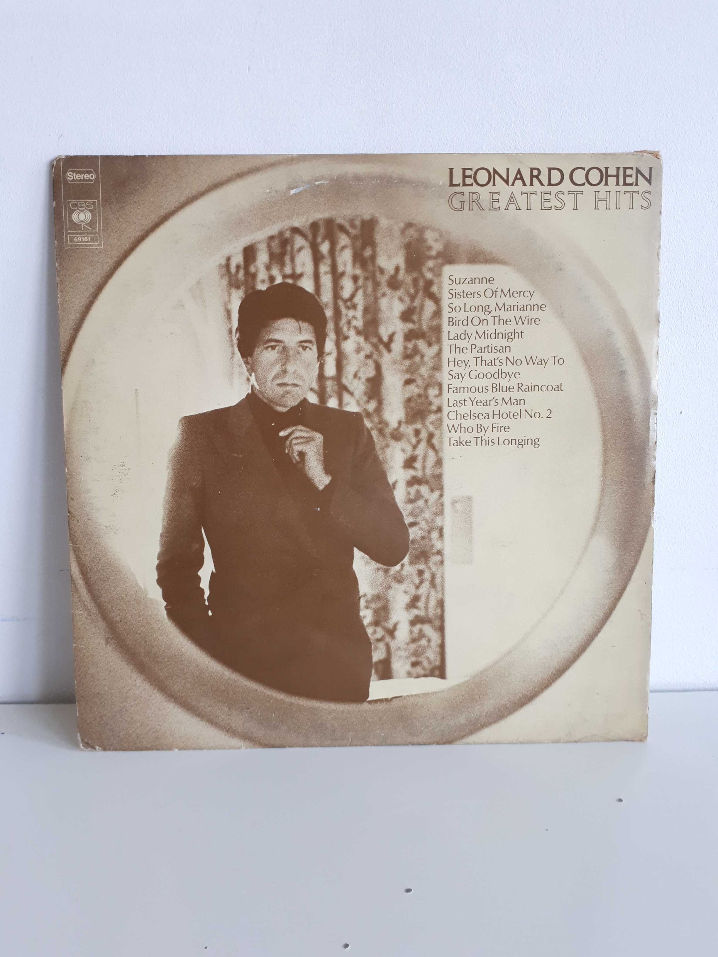 Leonard Cohen – Greatest Hits 1975 Cbs Inc. winyl LP