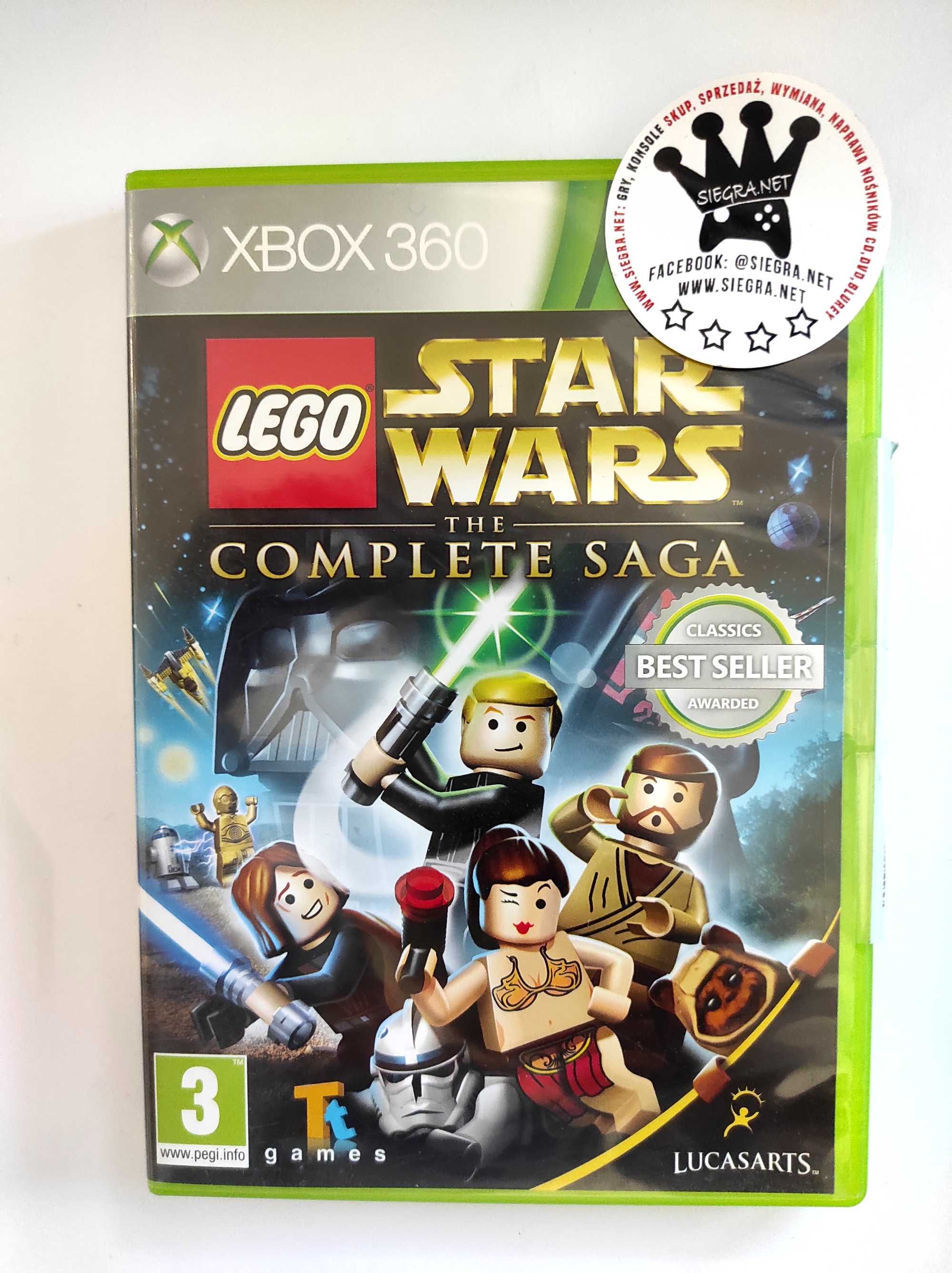 Lego star Wars the Complete saga Xbox 360