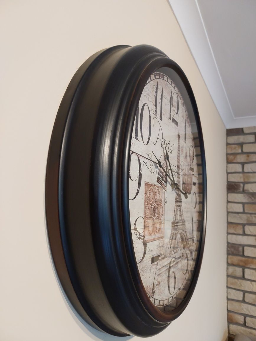 Zegar ścienny duży 64 cm vintage loft retro