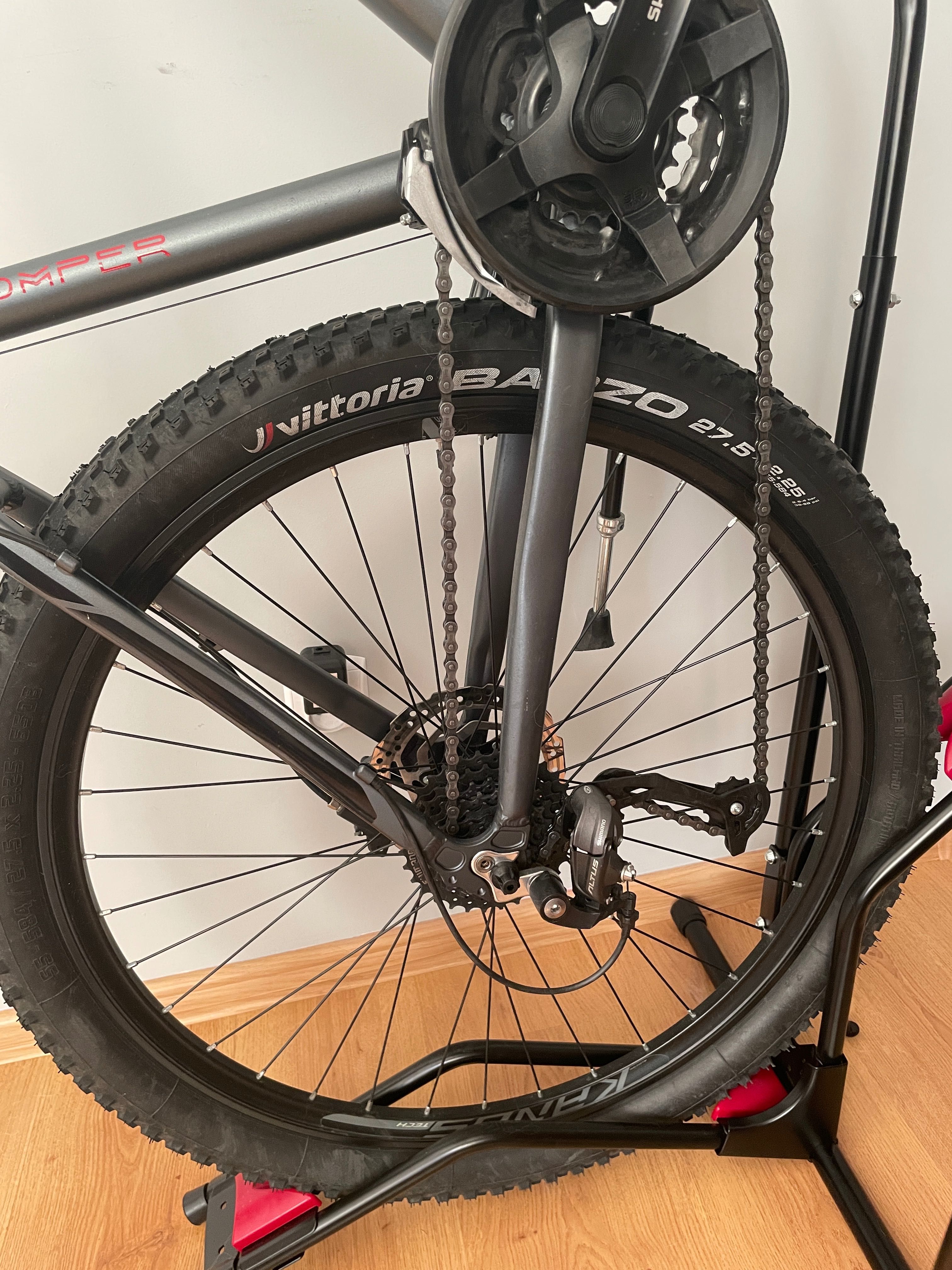 Rower MTB 27,5 Kands COMP- ER grafitowo-czerwony rama 20"