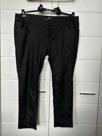 Nowe czarne spodnie woskowe skurzane rozmiar 54