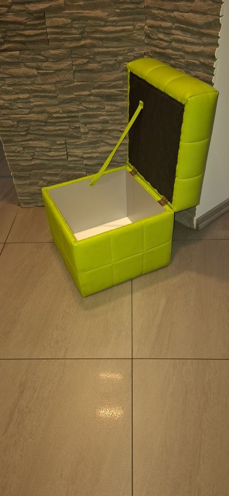 Pufa  otwierana ze schowkiem