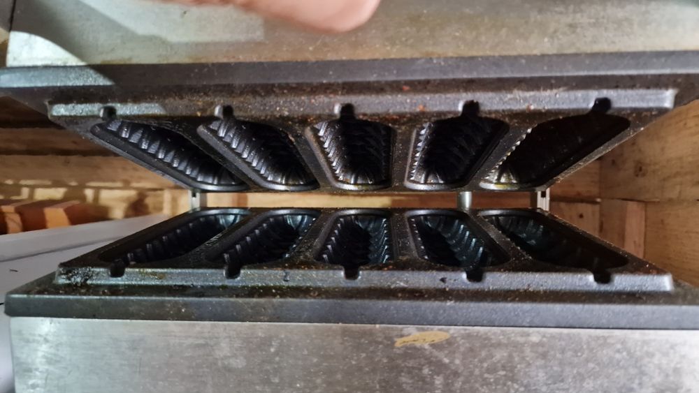 Crepe no espeto"  crepe suíço "