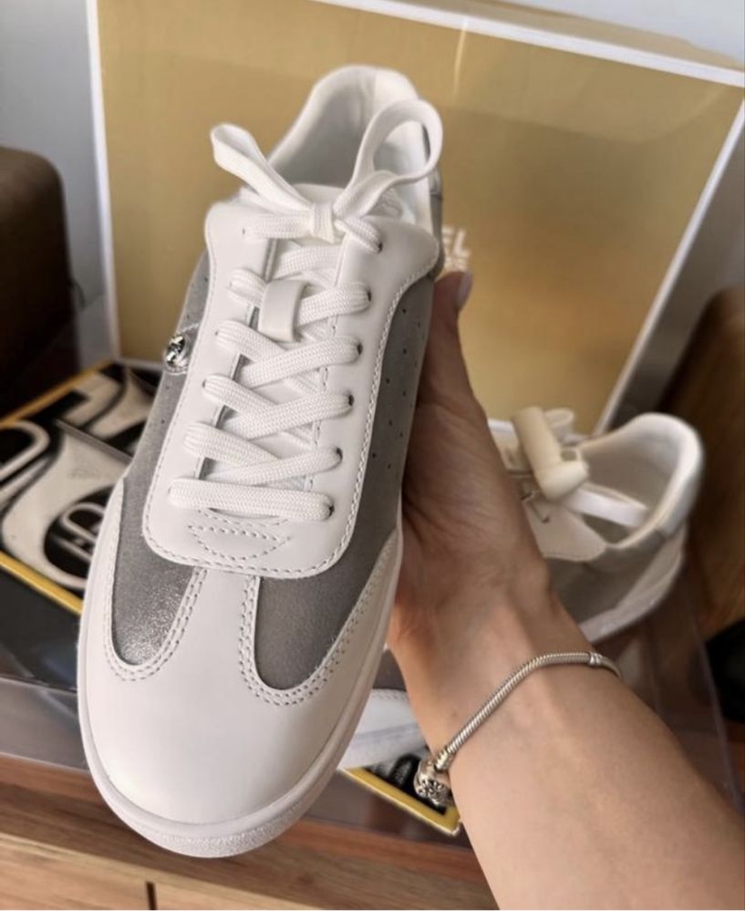 Літні шкіряні снікерси, кросівки, мокасини, кеди Michael Kors Scotty