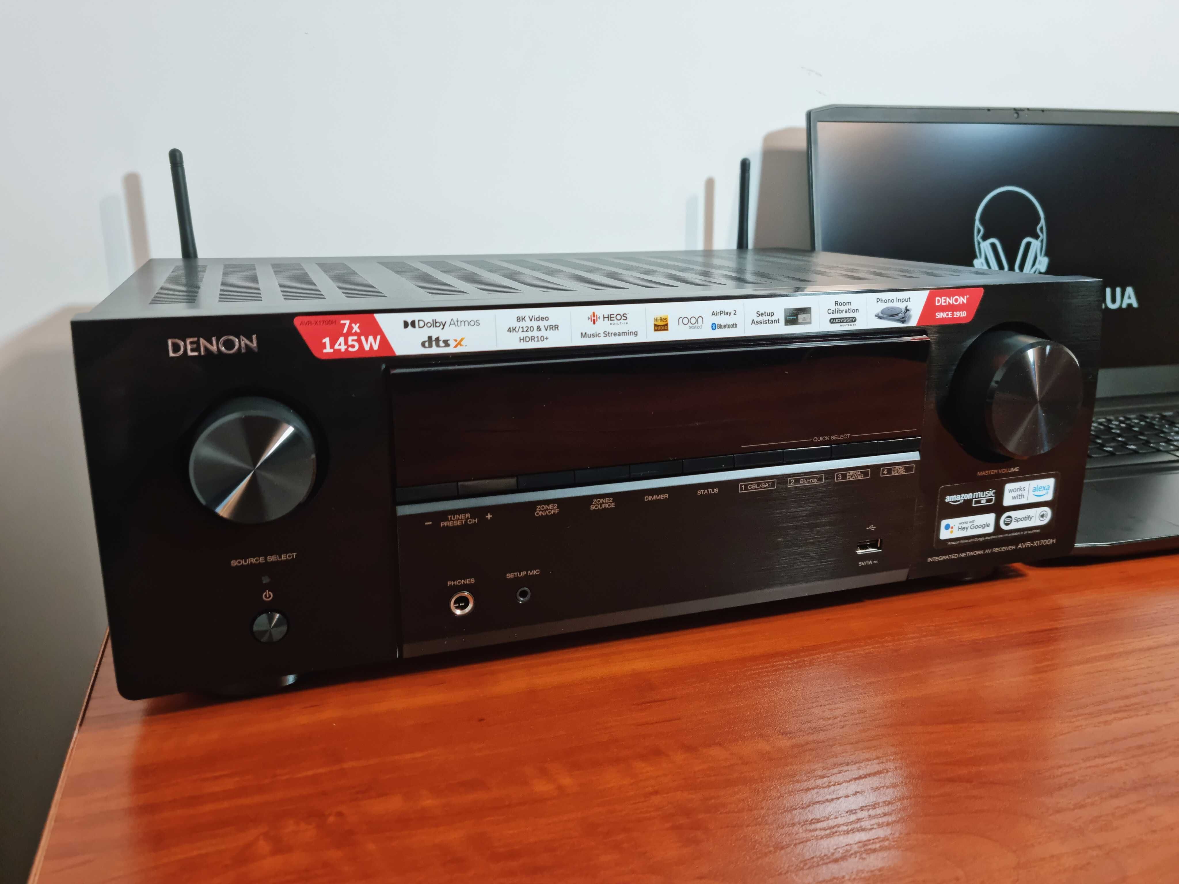 Новий ресивер Denon AVR-X1800H