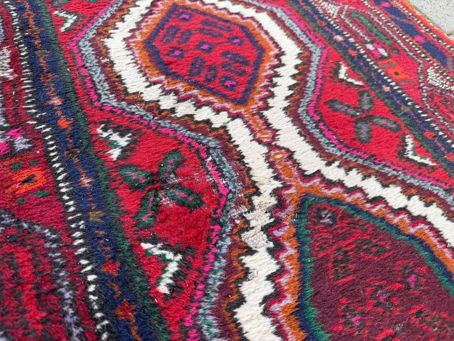 Dywan perski Hamadan długi chodnik 280x75 Iran Vintage