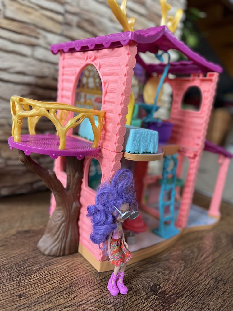 Zabawkowy domek zamek Mattel domek dla lalek monster