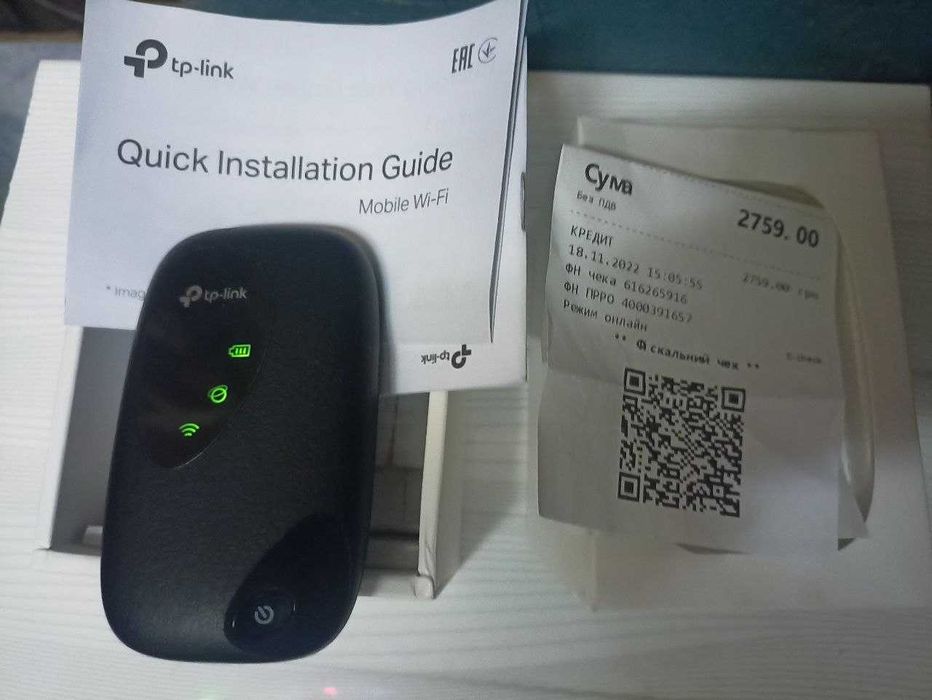 TP-Link M7200 4g wifi роутер маршрутизатор модем