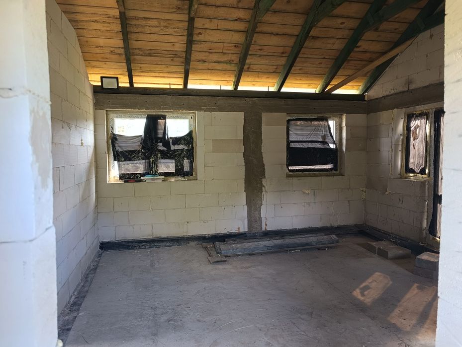 Dom Stan Surowy Zamknięty Nowe Miasto Lasy Zalew