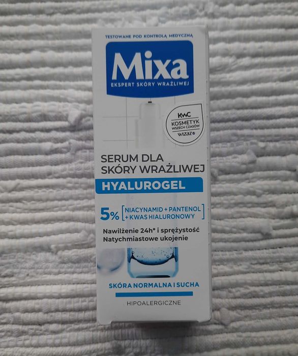 MIXA HYALUROGEL serum dla skóry wrażliwej, 30 ml