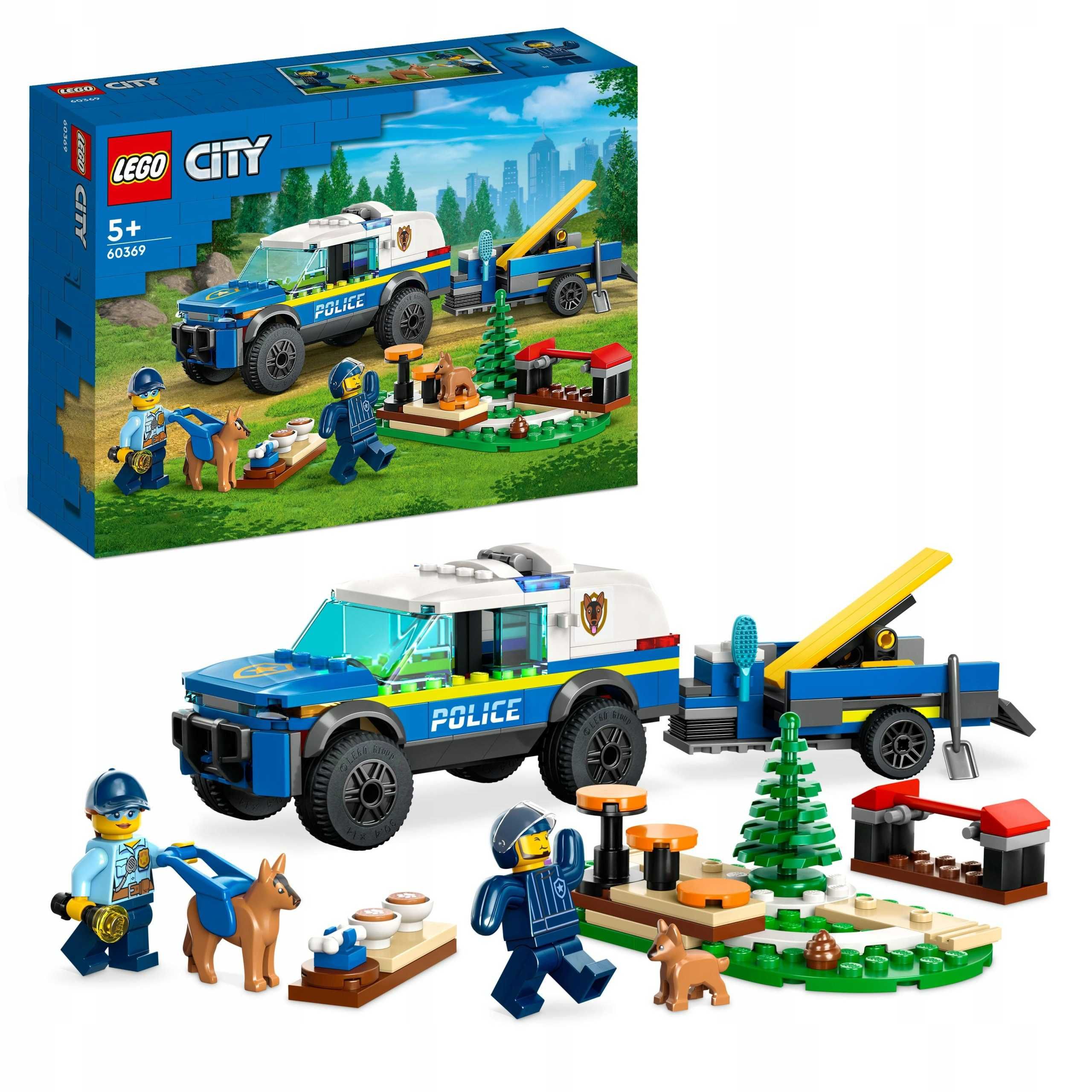 LEGO City 60369 Szkolenie psów policyjnych w terenie 60369