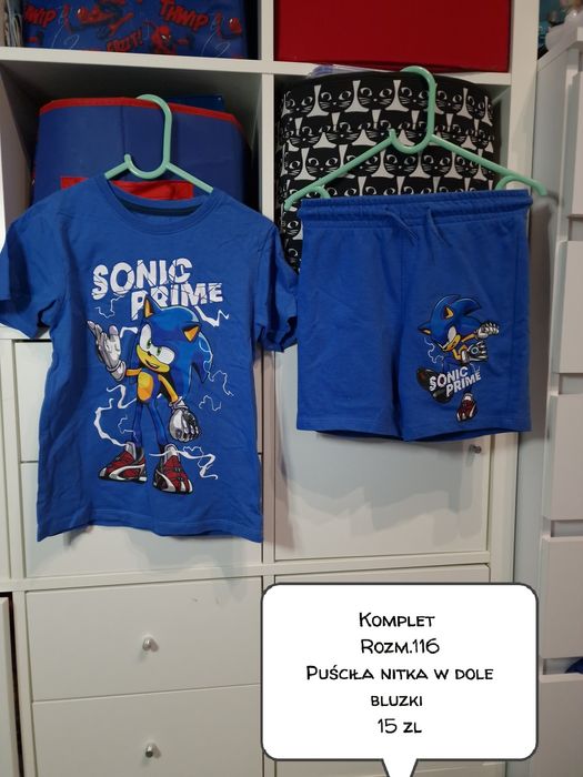 Komplet sonic spodenki bluzka