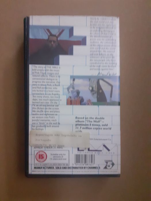 Pink Floyd, the wall, vhs