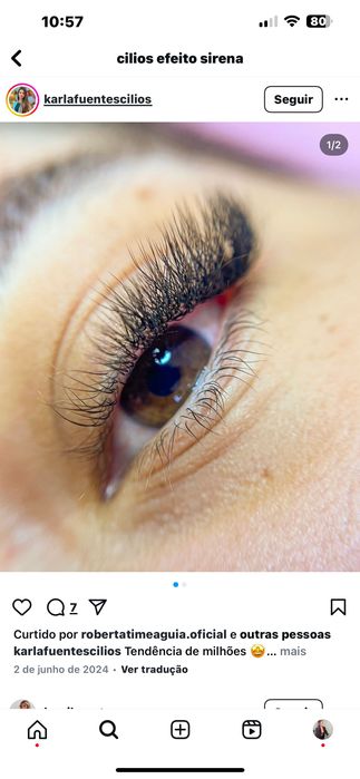 Extensão de pestanas