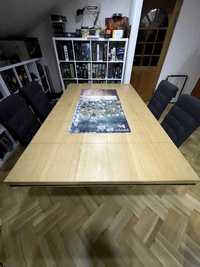 Stół do gier planszowych 199 x 122, podświetlany, dębowy