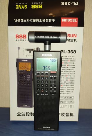 Цифровой радиоприемник Tecsun PL-368 УКВ/FM/LW/MW/SW/SSB Li-Ion 3,7 V