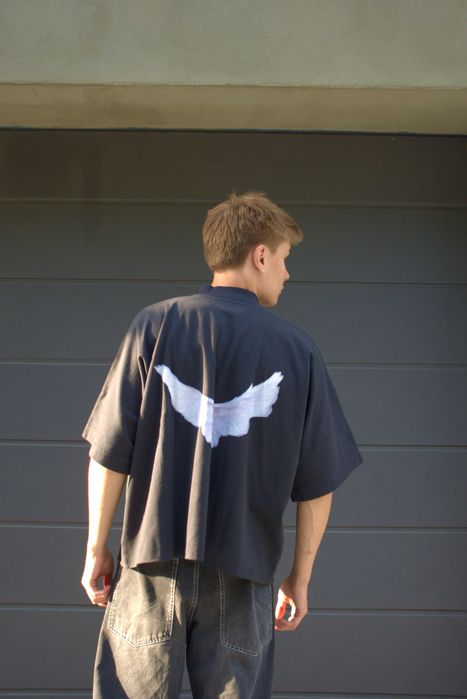 Yeezy Gap Balenciaga Dove No Seam Tee Black M OG