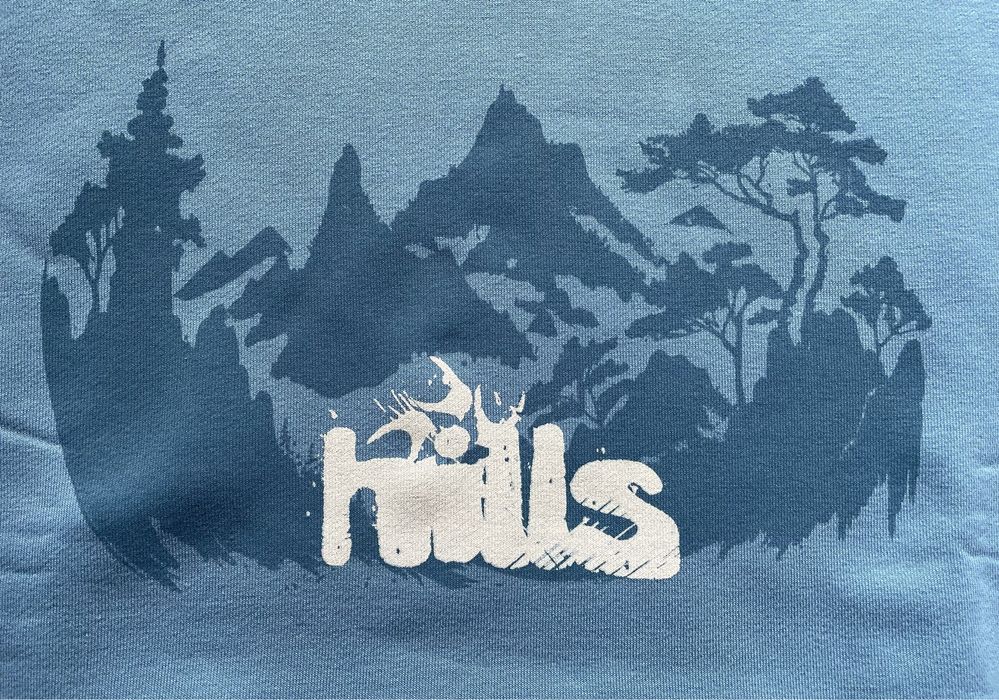 Bluza Hills Wear Forest Hoodie Tonal Blue Roz. L