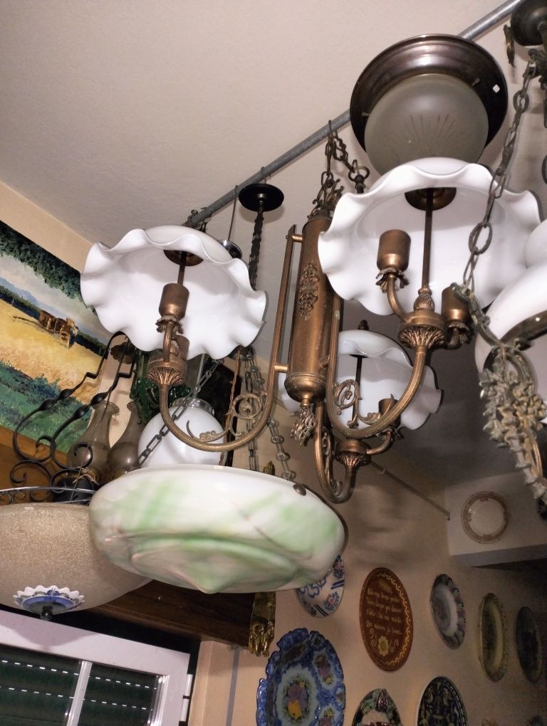 Candeeiros antigos e vintage (a partir de 20€)