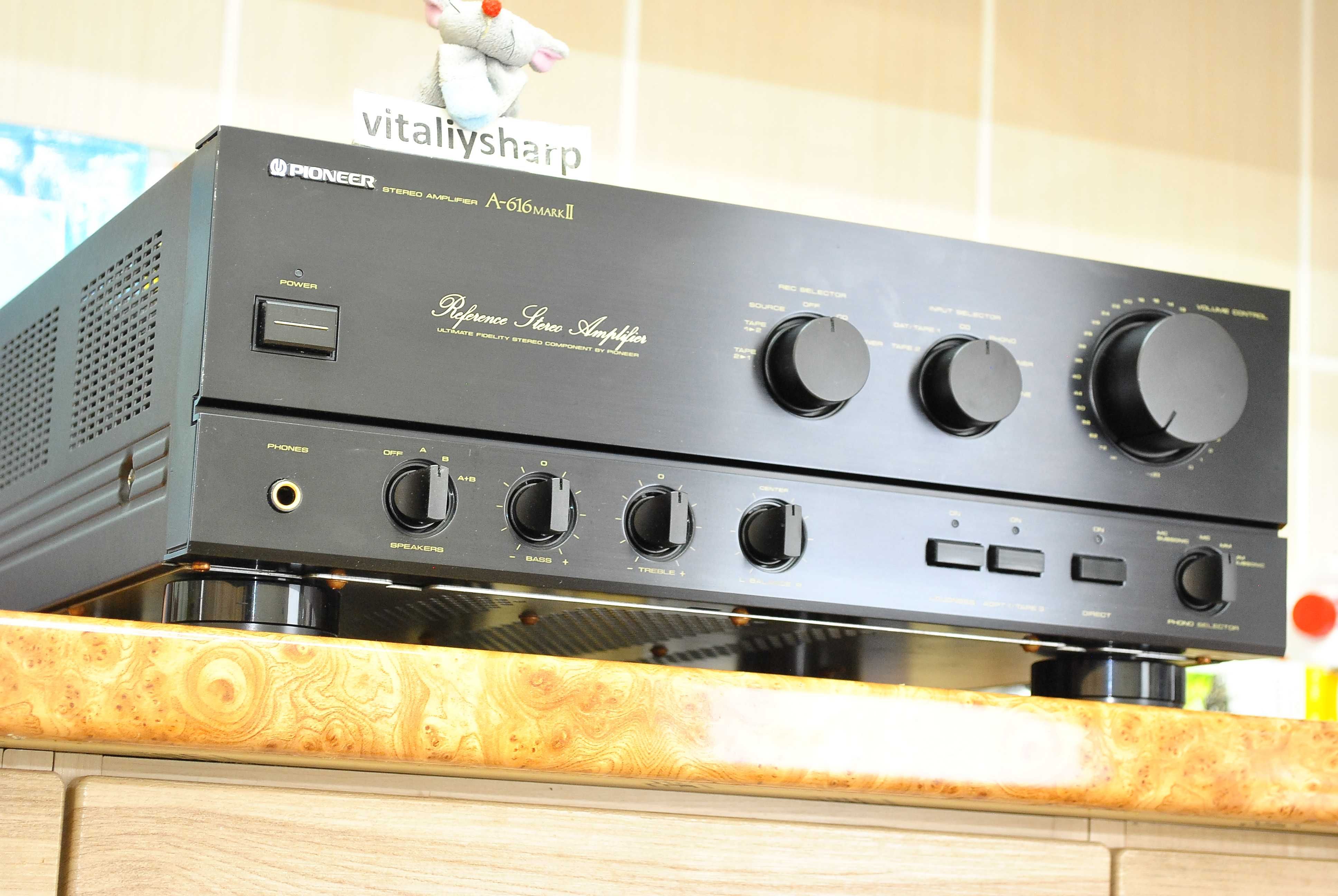 HI-END PIONEER A-616 MARK II (97s) - суперсостояние 14кг 70/90вт s/b