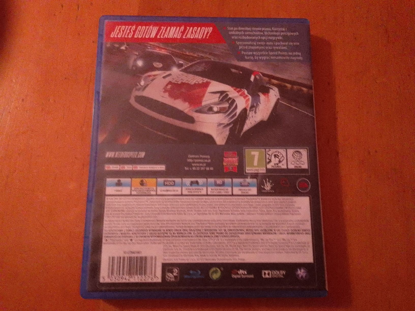 Pakiet 3 Gier Need for Speed PS4