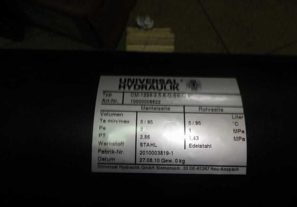 Chłodnica ALLISON do skrzyni biegów żurawia