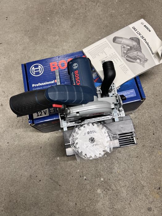 Pilarka bosch gks 12v 26 jak nowa plus tarcza Globus clean