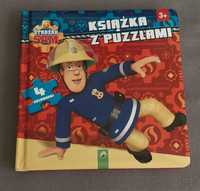 Ksiazka z puzzlami Strazak Sam