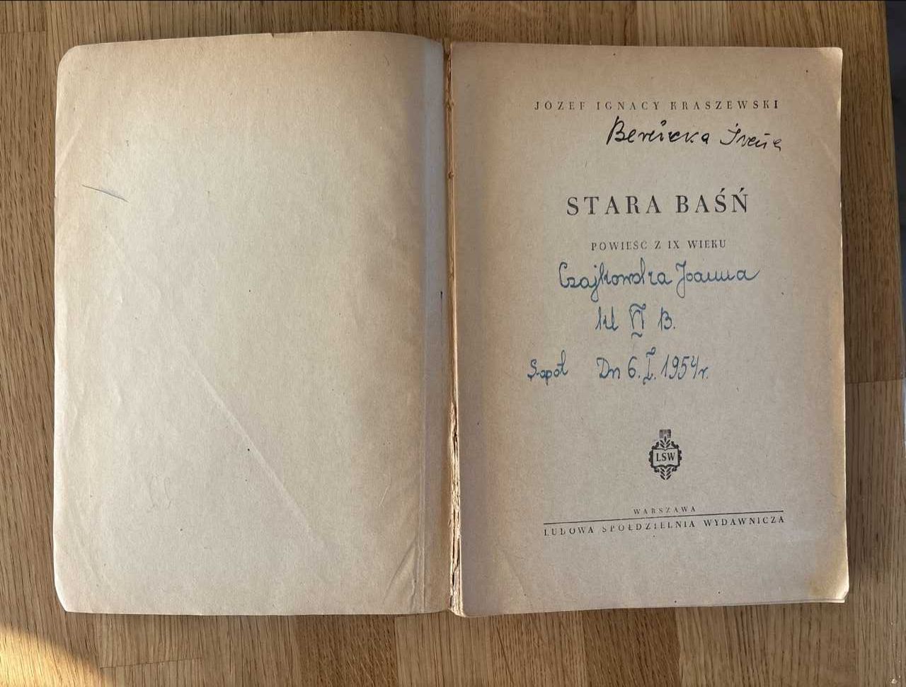 Józef Ignacy Kraszewski - Stara baśń