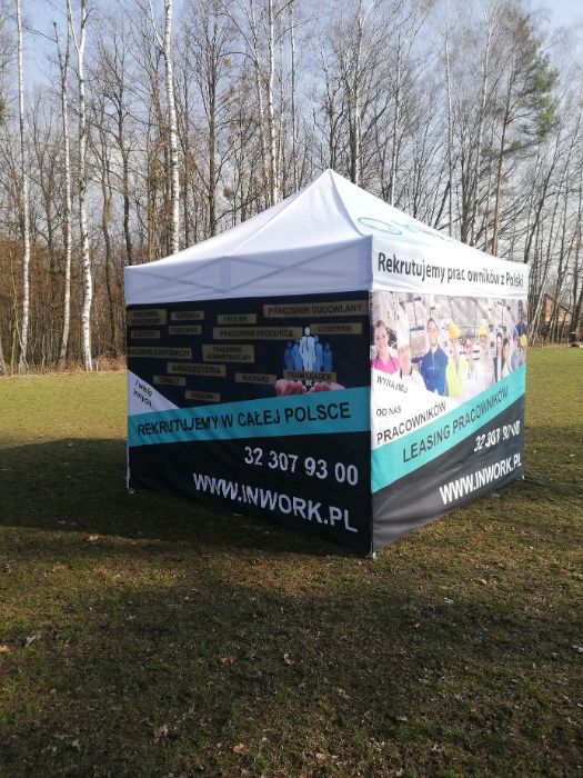 Namiot handlowy 3 x 3, reklamowy, ogrodowy parasol