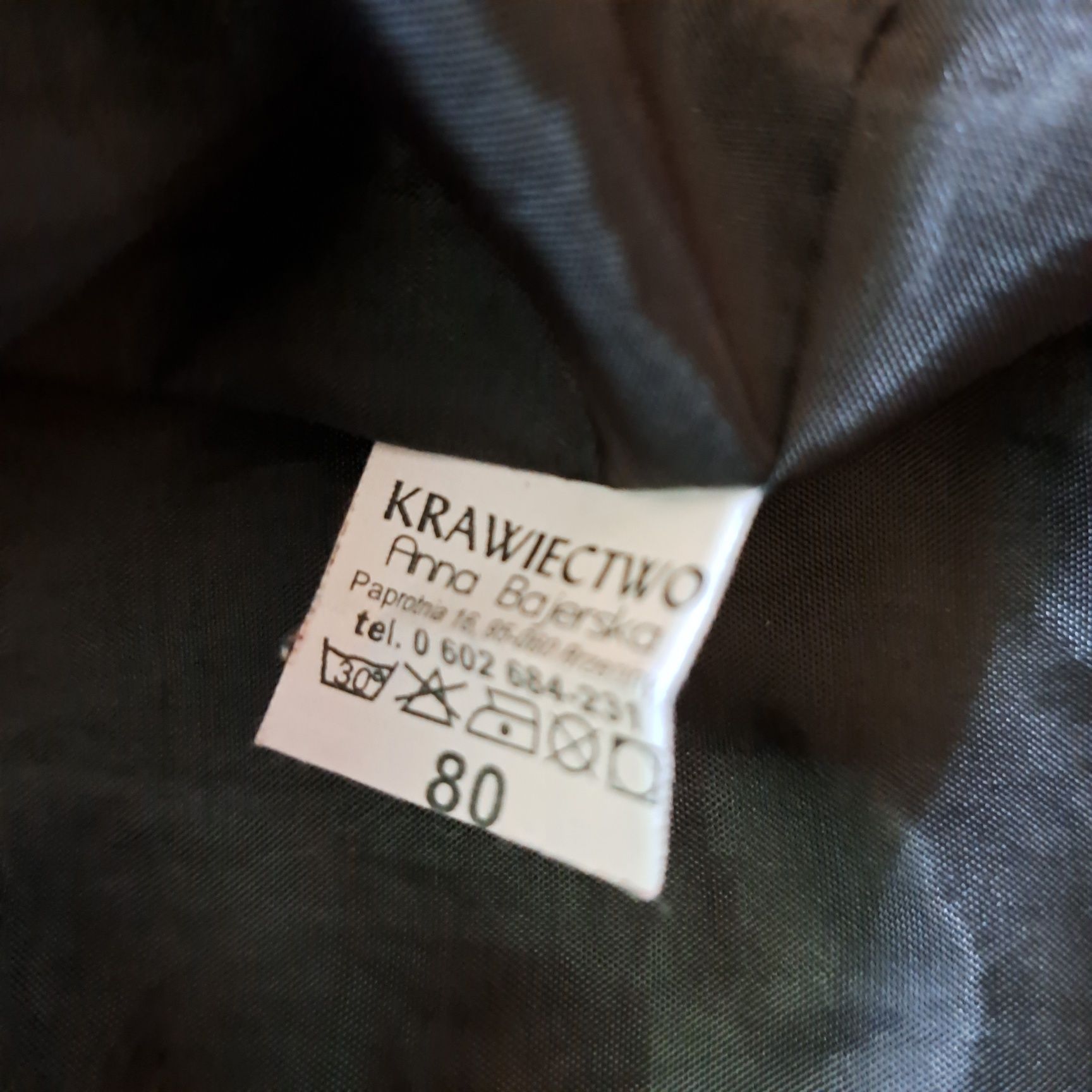 Sukienka elegancka wizytowa 80 dziewczynki krata czarno biała kokarda