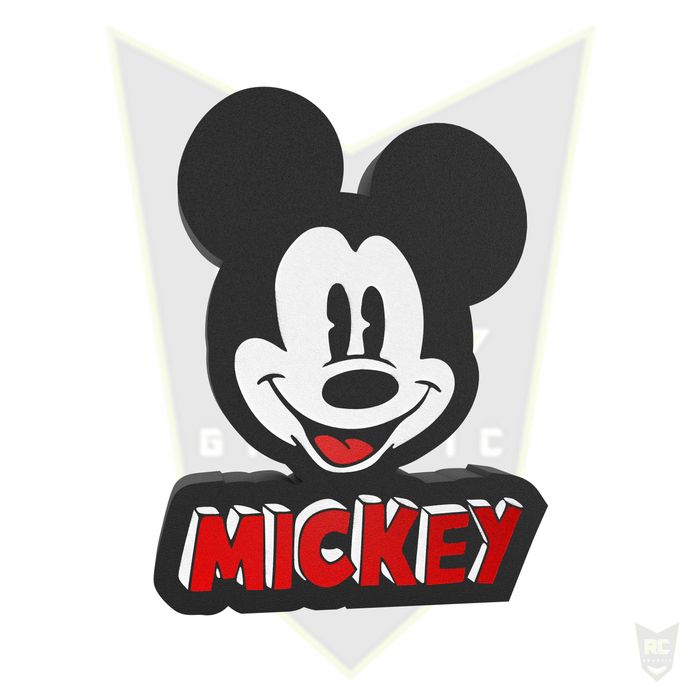Mickey - Luminária Personalizada