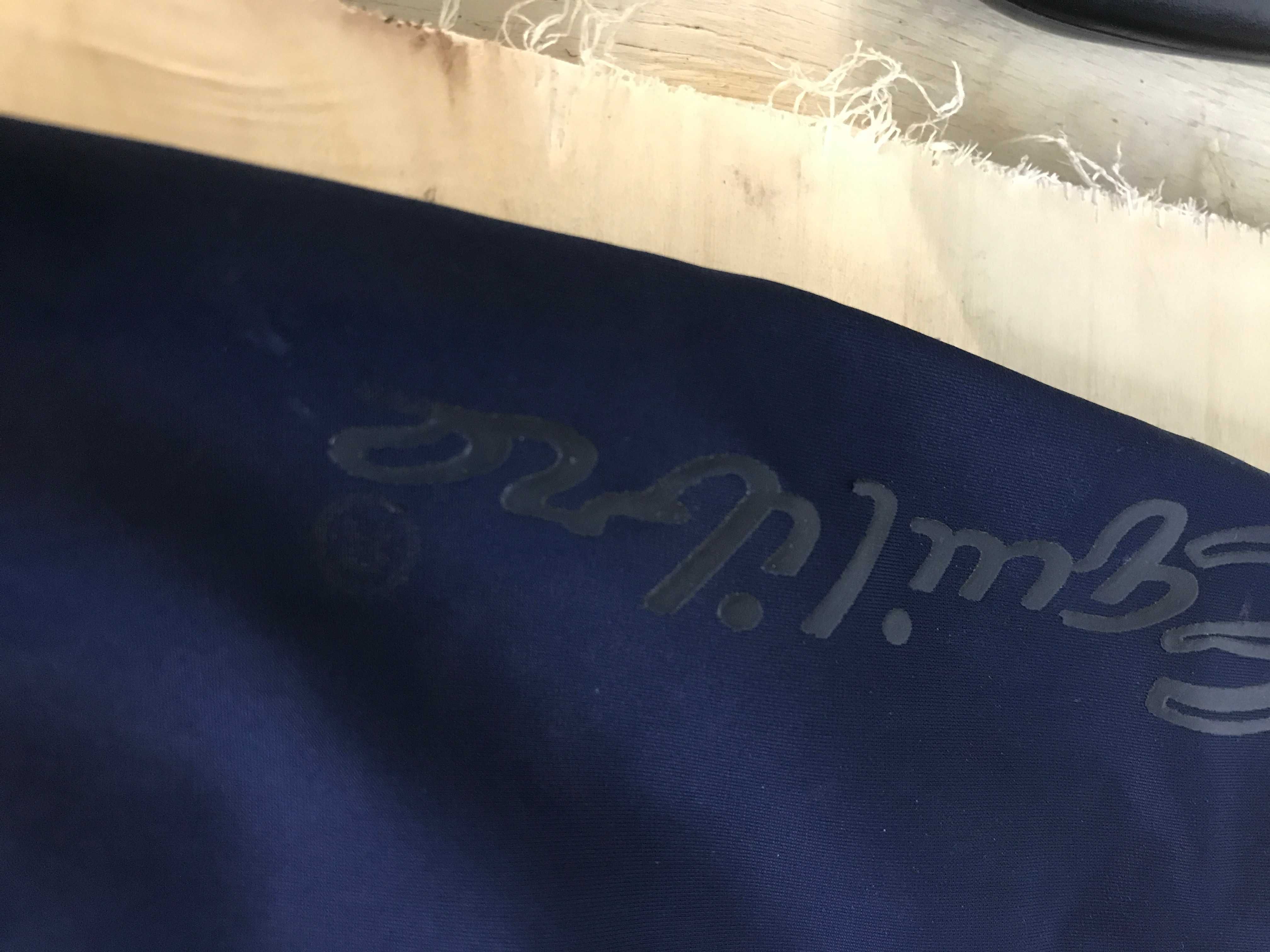 125. Granatowe legginsy jeździeckie Equilibre, rozmiar XXXL (46)