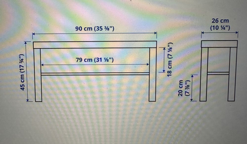 Pequeno movel IKEA  para TV ou livros etc